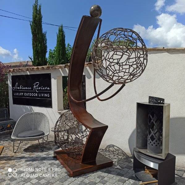 exposition sculpture metal sainte maxime